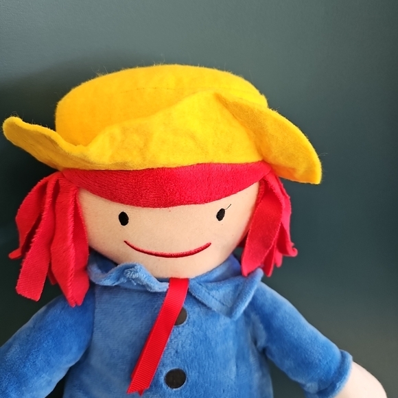 2022 Madeline 12" Plush Kohl's Care  Blue Dress Yellow Hat - Picture 2 of 6
